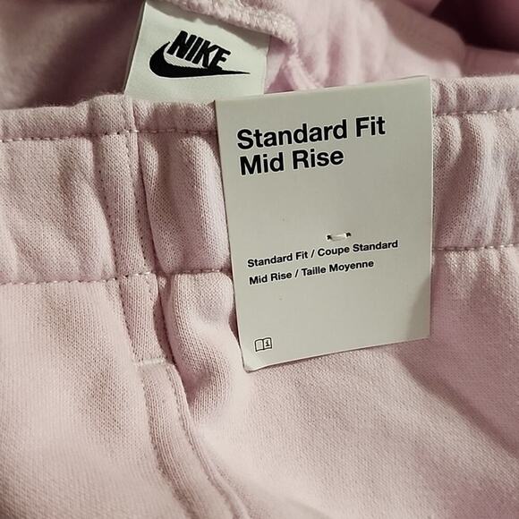 Nike Women's cozy Swoosh Fleece Joggers Regal Pink White plus size 3X new! - Picture 8 of 9